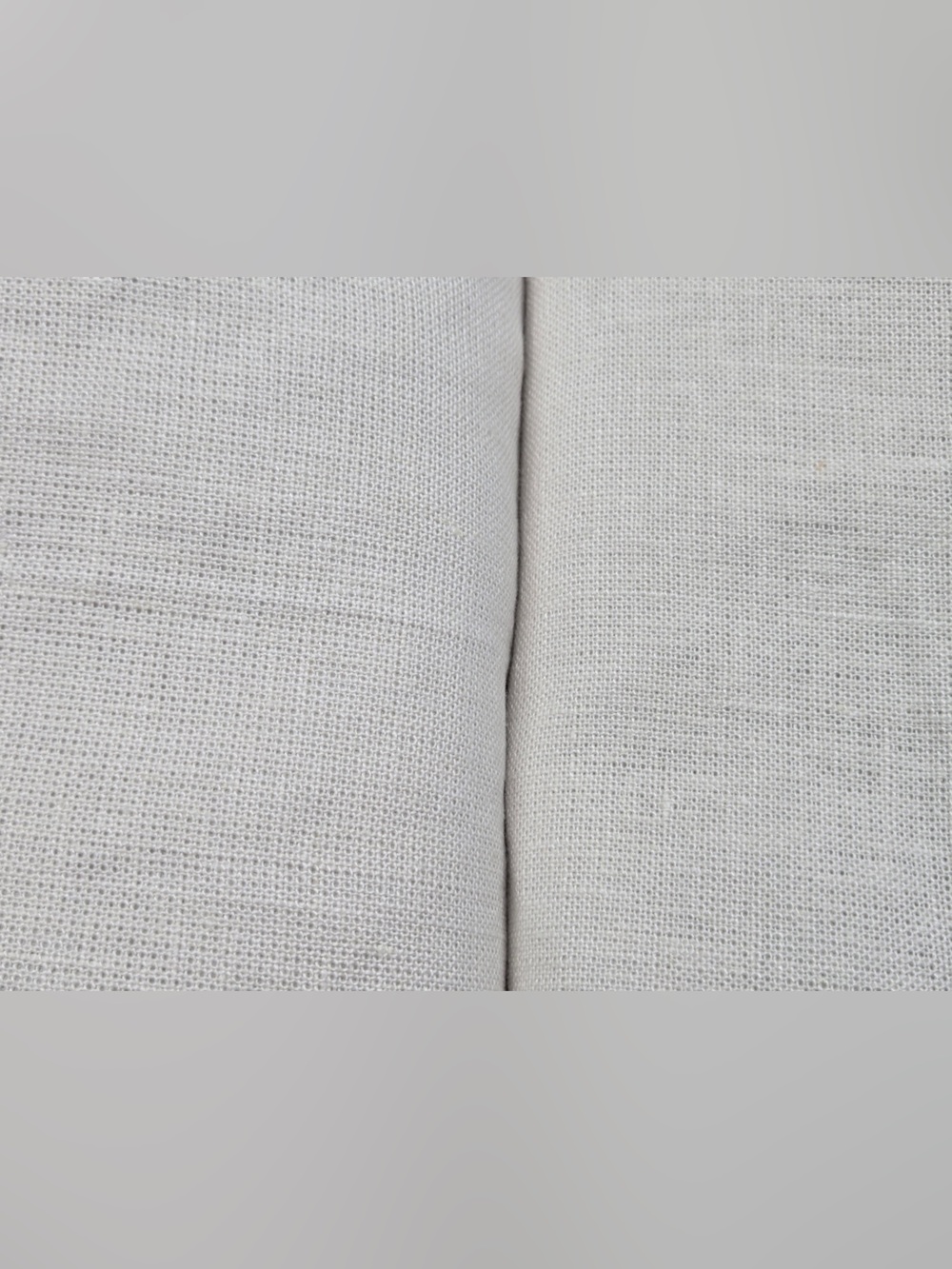 QUINCE Set Of 2 48x96 Heavyweight European Linen Blackout Curtains Sand 0224 - Picture 4 of 9